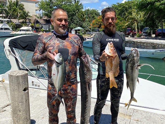 cancun spearfishing