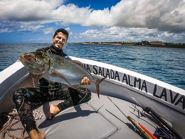 spearfishing cancun