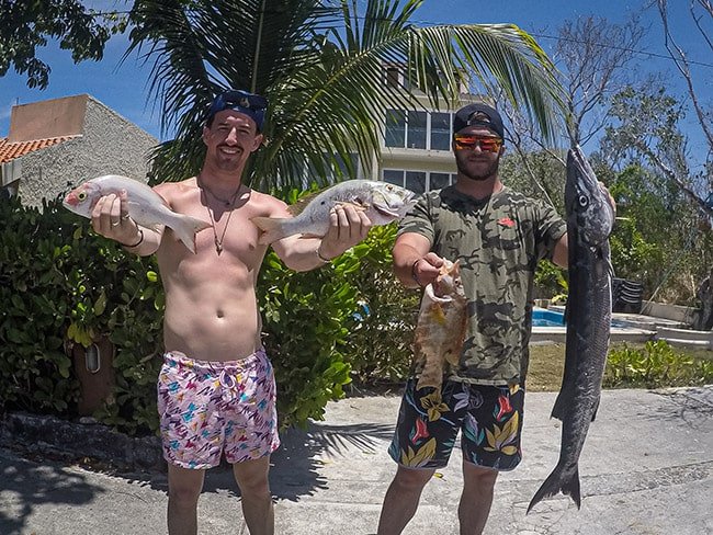 cancun spearfishing