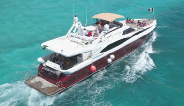 how much to rent a yacht in cancun